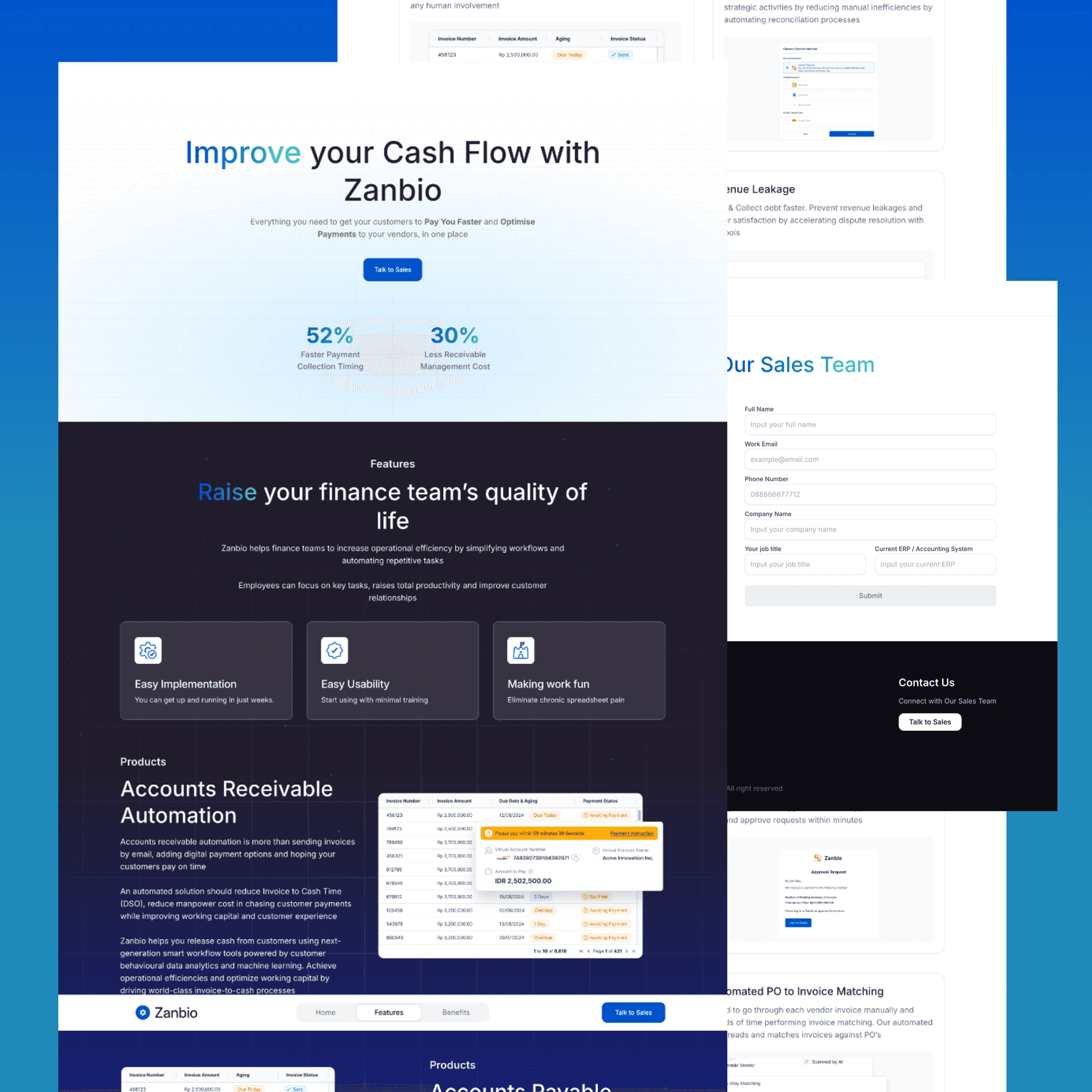Zanbio — Creative Tech project preview